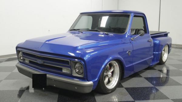 1970 Chevrolet C 10 Stepside Restomod excellent Blue Metallic paint