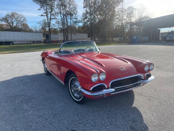 1962 Chevrolet Corvette Red Manual 91500 Miles