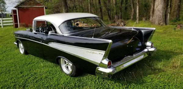 1957 Chevrolet Bel Air150210 bel Air Black Sedan restoration completed in 2010