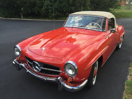 1963 Mercedes Benz SL Class 2 door convertible