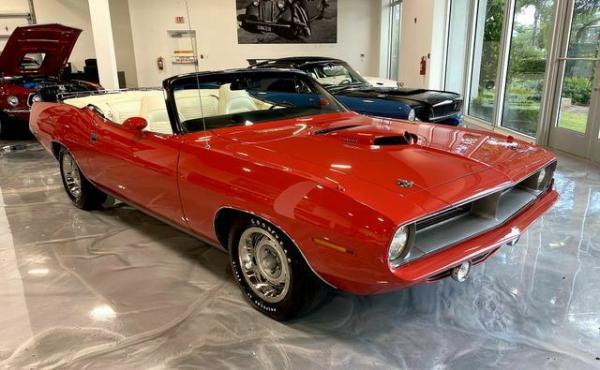 1970 Plymouth Barracuda Convertible rare 383 big block 4-speed Cuda convertible