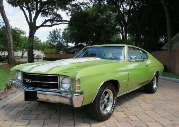 1971 Chevrolet Chevelle Stunning SS 350 Automatic Bucket Seats