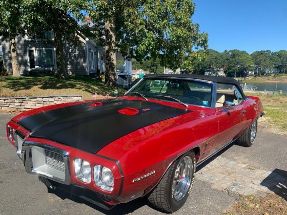 1969 Pontiac Firebird Red Matching Numbers