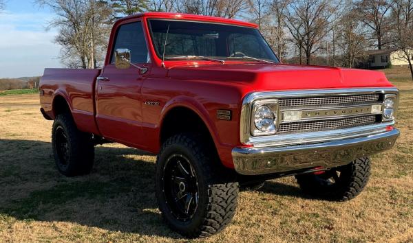 1970 Chevrolet K10 4x4 350 V8 Automatic Pickup truck Coca-Cola Red