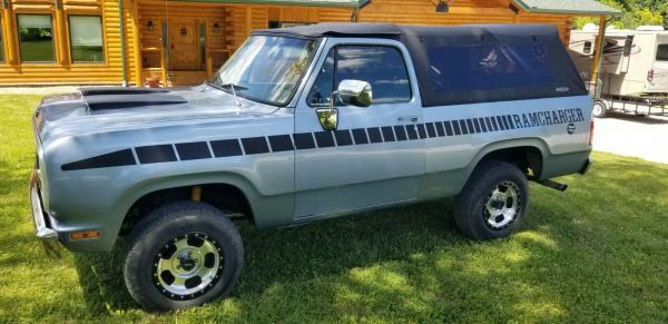 1979 Dodge Ramcharger Special Edition Rust free vehicle