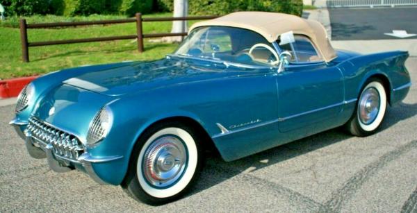 1954 CHEVROLET CORVETTE FULL RESTORATION 1414 MILES