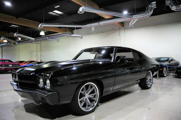 1970 Chevrolet Chevelle 348 Miles Black Coupe 454 V8 Automatic