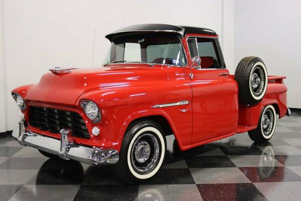 1955 Chevrolet Pickup Big Window Restomod Cool Vintage Chevy LT1 350 V8 Auto