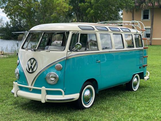 1975 Volkswagen Bus 23 Windows Roof Kit Full Restore