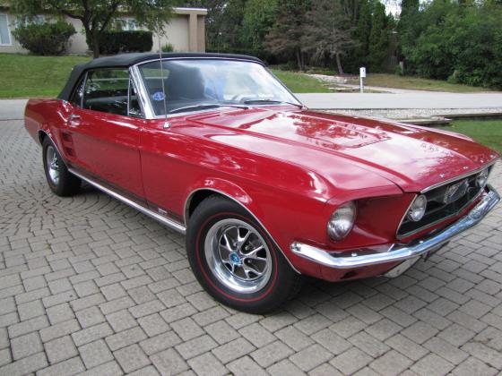 1967 Ford Mustang GT CONVERTIBLE REAL S