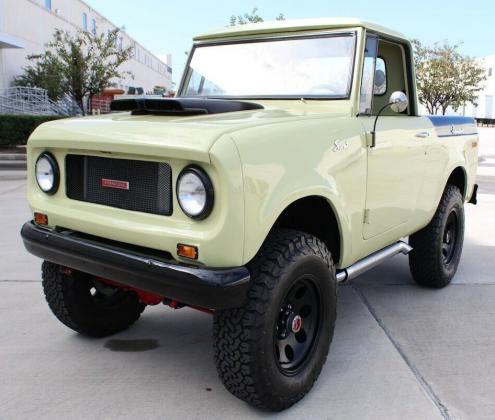 1965 International Scout 800 Tahitian Yellow  304 CID V8 3 Speed Automatic