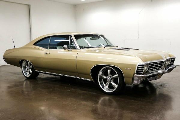 1967 Chevrolet Impala 86358 Miles Gold Coupe 396 Big Block Chevrolet V8