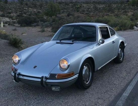 1969 Porsche 912 Originally burgundy and repainted silver