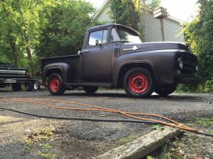 1956 Ford F100 Fastback Hotrod 327 Engine