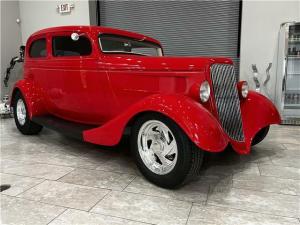 1934 Ford Vicky 350 V8 Chrome TPI Corvette Rearend with 1234 Miles