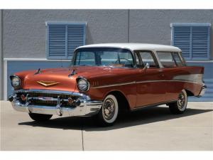 1957 Chevrolet Nomad Fresh Restoration Sierra Gold 3621 Miles