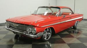 1961 Chevrolet Impala Bubble Top 409 Roman Red 14476 Miles
