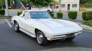 1964 Chevrolet Corvette Roadster 1 of 3909 Ermine white with navy blue seats