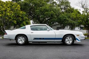 1979 Chevrolet Camaro Z28 White exterior Dark Blue interior