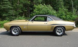 1969 Chevrolet Camaro Gold 427 8 Cyl Yenko