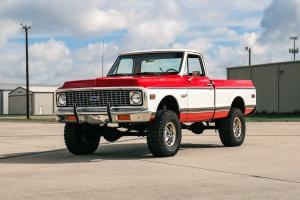 1971 GMC K10 SWB 8909 Miles Red and White Truck 350ci V8