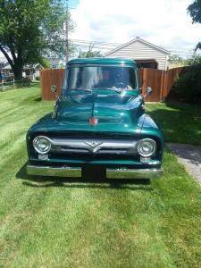 1955 Ford F 100 build with 105 tested miles