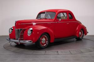 1940 Ford Coupe Red Coupe 350 V8 3 Speed 54767 Miles