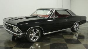 1966 Chevrolet Chevelle Malibu Chevy 396 big block V8 mean blackout style