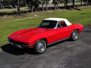 1964 Chevrolet Corvette Twin Top Convertible fun and peppy 327 V8 engine