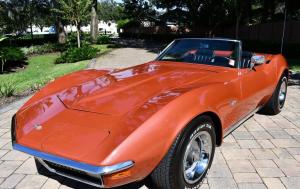 1970 Chevrolet Corvette Convertible 350ci V8 300hp Engine 11395 Miles