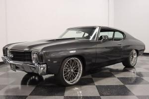 1972 Chevrolet Chevelle Malibu Restomod Charcoal Gray Metallic LS V8 engine