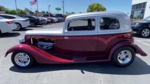 1933 Ford Coupe 8 Cyl Silver Burgundy