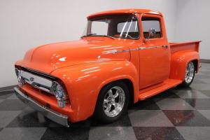 1956 Ford F 100 Competition Orange 7620 Miles