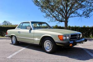 1978 Mercedes Benz 400 Series 450SL Silver Green Metallic 35475 Miles