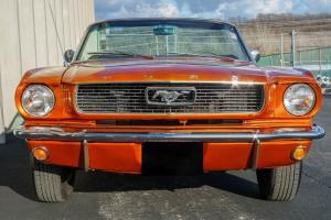 1966 Ford Mustang C Code Convertible Copper Metallic over Emberglo interior