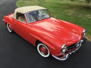 1963 Mercedes Benz SL Class 2 door convertible