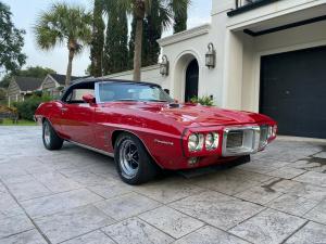 1969 Pontiac Firebird Convertible 400 V8 engine automatic