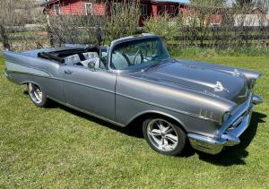 1957 Chevrolet Bel Air original Convertible Grey RWD 396 Automatic