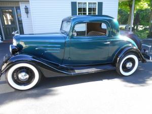 1934 CHEVY 3-WINDOW ALL STEEL BODY 8 Cyl