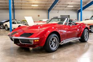 1971 Chevrolet Corvette Convertible Burgundy 47714 Miles