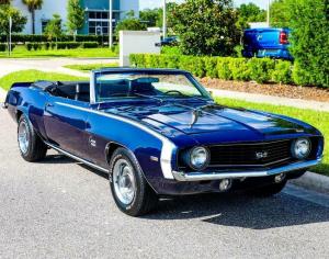 1969 Chevrolet Camaro SS Convertible X11 Style Trim Car 350 V8 Engine