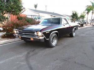 1969 Chevrolet El Camino SS OPTIONED RUST FREE TUXEDO BLACK