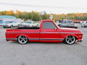 1969 Chevrolet C-10 5.7L 350 V8 Engine Red