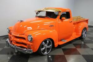 1954 Chevrolet Pickup Restomod classic vintage chrome big block short bed Chevy truck