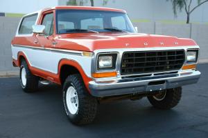 1979 Ford Bronco XLT Orange with 145214 Miles