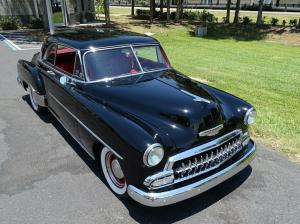 1952 Chevrolet Deluxe Black Survivor Classic Car 2 door hardtop