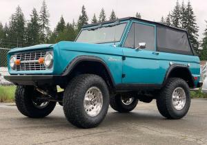 1969 Ford Bronco 289 4 spd Aqua Gulfstream Aqua Paint