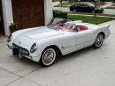 1954 Chevrolet Corvette Polo White with Black soft top