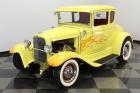 1930 Ford Model A 5 Window Coupe Yellow 351 V8 15364 Miles