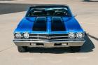 1969 Chevrolet Chevelle Convertible 34072 Miles BLUE Convertible 327ci V8